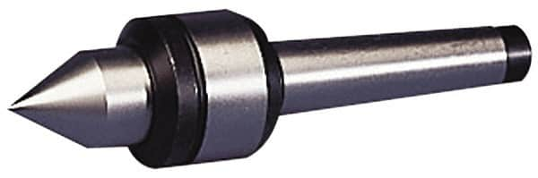 Value Collection - MT2 Taper Shank, Live Center - 2,000 Max RPM, 29mm Point Diam, 148 Point Length, 300 Lb Max Workpc, Standard Point - Benchmark Tooling