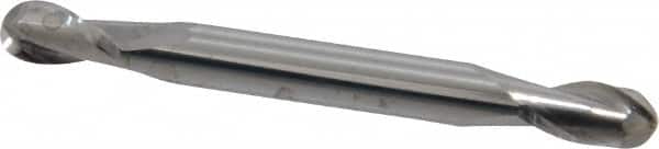 OSG - 3/16" Diam, 3/8" LOC, 2 Flute Solid Carbide Ball End Mill - Exact Industrial Supply