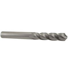OSG - 1/2" Diam, 2" LOC, 4 Flute Solid Carbide Ball End Mill - Uncoated, Single End, 4" OAL, 1/2" Shank Diam, Spiral Flute - Benchmark Tooling