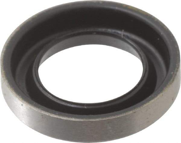 Thomson Industries - 3/8" Diam, Stainless Steel Bearing Closed External Seal for Fixed Diameter Housings - 1/8" Wide x 0.629" Outside Diam - Benchmark Tooling