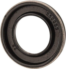 Thomson Industries - 1/2" Diam, Stainless Steel Bearing Closed External Seal for Fixed Diameter Housings - 1/8" Wide x 0.879" Outside Diam - Benchmark Tooling