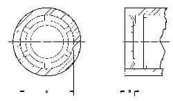 Thomson Industries - 16mm Internal Retaining Ring - For Use with Linear Bearing SSE M16, MA M16 - Benchmark Tooling