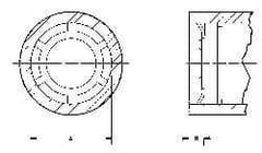 Thomson Industries - 16mm Internal Retaining Ring - For Use with Linear Bearing SSE M16, MA M16 - Benchmark Tooling