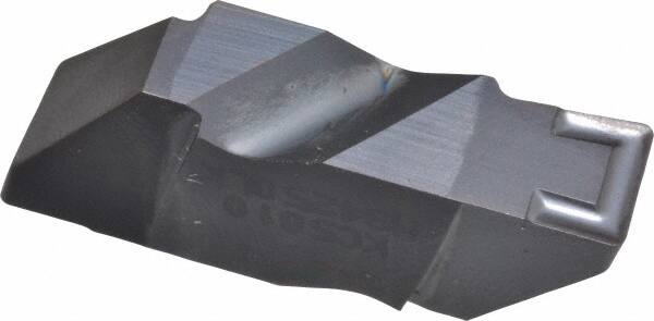 Kennametal - 4250NG K Grade KC5010, 6.35mm Cutting Width Carbide Grooving Insert - 6.35mm Max Depth of Cut, Left Hand, 0.57mm Corner Radius, TiAlN Finish - Benchmark Tooling