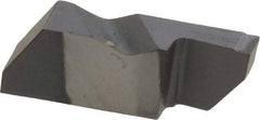 Kennametal - 3125NGD K Grade KC5025, 3.18mm Cutting Width Carbide Grooving Insert - 6.35mm Max Depth of Cut, Right Hand, 0.19mm Corner Radius, TiAlN Finish - Benchmark Tooling