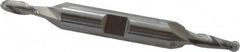 OSG - 3/16" Diam, 1/2" LOC, 2 Flute Solid Carbide Ball End Mill - Uncoated, Double End, 3-1/4" OAL, 3/8" Shank Diam, Spiral Flute - Benchmark Tooling