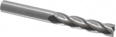 OSG - 7/16", 2" LOC, 7/16" Shank Diam, 4" OAL, 4 Flute, Solid Carbide Square End Mill - Single End, Uncoated, Spiral Flute, 30° Helix, Centercutting, Right Hand Cut, Right Hand Flute, Series 464 - Benchmark Tooling