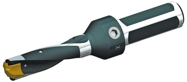 Kennametal - 18.64 to 19.14mm Diam, 3xD, 59.94mm Max Depth, 3/4" Shank Diam, 89.15mm Flute, 158.75mm OAL, Replaceable Tip Drill - KSEM0734 Insert, 2 Seat Size, Series KSEM - Benchmark Tooling