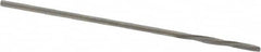 Magafor - #65 Solid Carbide 4 Flute Chucking Reamer - Spiral Flute, 0.035" Straight Shank, 9/32" Flute Length, 1-5/16" OAL - Benchmark Tooling