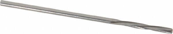 Magafor - 1.3691mm Solid Carbide 4 Flute Chucking Reamer - Spiral Flute, 0.0539" Straight Shank, 25/64" Flute Length, 1-9/16" OAL - Benchmark Tooling