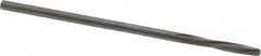 Magafor - 1.4986mm Solid Carbide 4 Flute Chucking Reamer - Spiral Flute, 0.059" Straight Shank, 25/64" Flute Length, 1-9/16" OAL - Benchmark Tooling