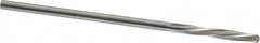 Magafor - 1.5291mm Solid Carbide 4 Flute Chucking Reamer - Spiral Flute, 0.0602" Straight Shank, 25/64" Flute Length, 1-9/16" OAL - Benchmark Tooling