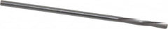 Magafor - #49 Solid Carbide 4 Flute Chucking Reamer - Spiral Flute, 0.0728" Straight Shank, 7/16" Flute Length, 1-31/32" OAL - Benchmark Tooling