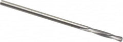 Magafor - 2.1311mm Solid Carbide 4 Flute Chucking Reamer - Spiral Flute, 0.0839" Straight Shank, 7/16" Flute Length, 1-31/32" OAL - Benchmark Tooling