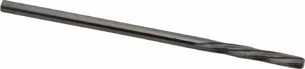 Magafor - 2.4105mm Solid Carbide 6 Flute Chucking Reamer - Spiral Flute, 0.0949" Straight Shank, 19/32" Flute Length, 2-1/4" OAL - Benchmark Tooling