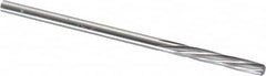 Magafor - 2.54mm Solid Carbide 6 Flute Chucking Reamer - Spiral Flute, 2.54mm Straight Shank, 19/32" Flute Length, 2-1/4" OAL - Benchmark Tooling