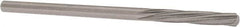 Magafor - 2.7203mm Solid Carbide 6 Flute Chucking Reamer - Spiral Flute, 0.1071" Straight Shank, 19/32" Flute Length, 2-1/4" OAL - Benchmark Tooling