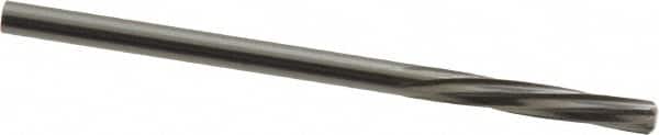 Magafor - #32 Solid Carbide 6 Flute Chucking Reamer - Spiral Flute, 0.1161" Straight Shank, 19/32" Flute Length, 2-1/4" OAL - Benchmark Tooling