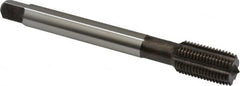 Emuge - 1/2-20 UNF 2BX Modified Bottoming Thread Forming Tap - Cobalt, Nitride Finish, 3.937" OAL, 0.866" Thread Length, Right Hand Thread, Series Rekord Druck-S - Benchmark Tooling