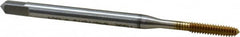 Emuge - #4-40 UNC 2BX Modified Bottoming Thread Forming Tap - High Speed Steel, TiN Finish, 2.205" OAL, 0.433" Thread Length, Series Rekord Druck-S - Benchmark Tooling