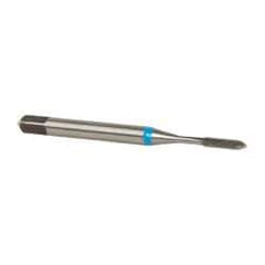 Emuge - #1-72 UNF 2BX 2 Flute Bright Finish Cobalt Straight Flute Machine Tap - Modified Bottoming, Right Hand Thread, 1.772" OAL, 0.276" Thread Length, Oversize - Exact Industrial Supply