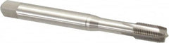 Emuge - 3/8-24 UNF, 4 Flute, Bright Finish, Cobalt Spiral Point Tap - Plug Chamfer, Right Hand Thread, 3-15/16" OAL, 0.709" Thread Length, 0.381" Shank Diam, 3B Class of Fit, Series Rekord B - Exact Industrial Supply