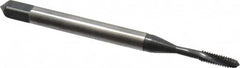 Emuge - #2-56 UNC 2 Flute 3BX Modified Bottoming Spiral Flute Tap - Cobalt, Oxide Finish, 1.772" OAL, Right Hand Flute, Right Hand Thread, Series Rekord D-Ti - Benchmark Tooling