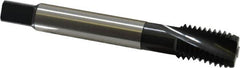 Emuge - 3/4-10 UNC 3 Flute 2BX Modified Bottoming Spiral Flute Tap - Cobalt, Oxide Finish, 4.921" OAL, Right Hand Flute, Right Hand Thread, Series Rekord D-Ti - Benchmark Tooling