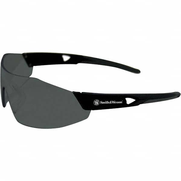 Smith & Wesson - Smoke Lenses, Frameless Safety Glasses - Anti-Fog, Scratch Resistant, Polycarbonate Frame, Size Universal, Wrap Around - Benchmark Tooling