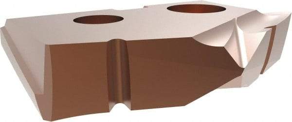 Allied Machine and Engineering - 5/8" Diam x 1/8" Thick, Seat Code 0, 132° Included Angle Spade Drill Insert - AM200 Coated, Cobalt, Grade Super Cobalt, Series GEN2 T-A - Benchmark Tooling