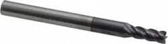 ProMax - 5/32", 3/8" LOC, 3/16" Shank Diam, 2" OAL, 4 Flute, Solid Carbide Square End Mill - Single End, AlTiN Finish, Spiral Flute, 40° Helix, Centercutting, Right Hand Cut, Right Hand Flute, Series 155 - Benchmark Tooling
