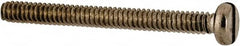 Value Collection - M1.6x0.35 Metric Coarse, 16mm Length Under Head Slotted Drive Machine Screw - Fillister Head, Grade 316 & A4 Stainless Steel, Uncoated, Without Washer - Benchmark Tooling