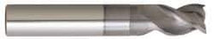 Niagara Cutter - 3/8", 3 Flute, Single End, Solid Carbide, 0.015" Corner Radius End Mill - 3" OAL, 40° Helix, Right Hand Flute, 1/2" LOC, Right Hand Cut, 1-3/8" Extended Reach - Benchmark Tooling