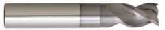 Niagara Cutter - 3/4", 3 Flute, Single End, Solid Carbide, 0.03" Corner Radius End Mill - 6" OAL, 40° Helix, Right Hand Flute, 1" LOC, Right Hand Cut, 3-7/8" Extended Reach - Benchmark Tooling