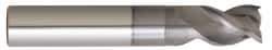 Niagara Cutter - 5/8", 3 Flute, Single End, Solid Carbide, 0.025" Corner Radius End Mill - 3-1/2" OAL, 40° Helix, Right Hand Flute, 3/4" LOC, Right Hand Cut, 1-1/2" Extended Reach - Benchmark Tooling