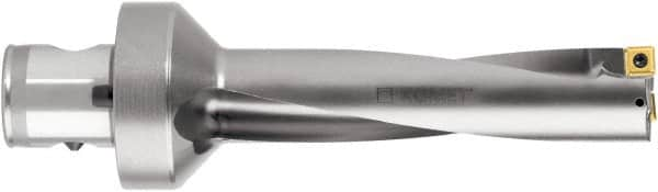 Komet - 215mm Max Drill Depth, 5xD, 42.5mm Diam, Indexable Insert Drill - 2 Inserts, ABS 63 Modular Connection Shank - Benchmark Tooling