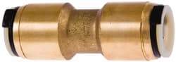 Watts - 1 x 3/4" Outside Diam, Lead Free Brass Push-to-Connect Tube Union - 250 Max psi, Tube to Tube Connection, EPDM O-Ring, Lead-Free - Benchmark Tooling