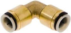 Watts - 3/4" Tube OD, Lead Free Brass Push-to-Connect Tube Union Elbow - Tube to Tube Connection, 250 Max psi, EPDM O-Ring - Benchmark Tooling
