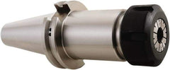 Techniks - 1/16" to 13/32" Capacity, 4" Projection, CAT40 Taper Shank, ER16 Collet Chuck - 6.68" OAL - Exact Industrial Supply