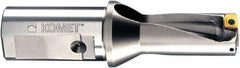 Komet - 54mm Max Drill Depth, 3xD, 17.5mm Diam, Indexable Insert Drill - 2 Inserts, 25mm Shank Diam, Straight Shank - Benchmark Tooling