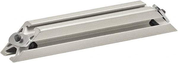 80/20 Inc. - 25mm Wide, Open Shelving Accessory/Component - Aluminum, Clear Anodized Finish, 160mm Long, Use with 2525 - Benchmark Tooling
