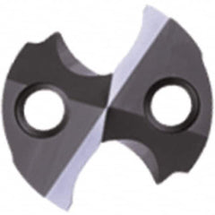 Sumitomo - Series SMD, 16mm Diam Grade ACX80 140° Replaceable Drill Tip - Carbide, TiAlCr/TiSi Finish, Through Coolant - Benchmark Tooling