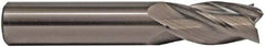M.A. Ford - 7mm, 20mm LOC, 8mm Shank Diam, 64mm OAL, 4 Flute, Solid Carbide Square End Mill - Single End, Uncoated, 30° Helix, Centercutting, Right Hand Cut, Right Hand Flute, Series 117 - Benchmark Tooling