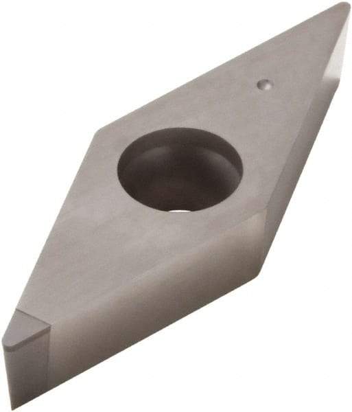 Seco - VBMW331 L1 Grade PCD20 Polycrystalline Diamond (PCD) Turning Insert - 35° Diamond, 3/8" Inscr Circle, 3/16" Thick, 1/64" Corner Radius - Benchmark Tooling