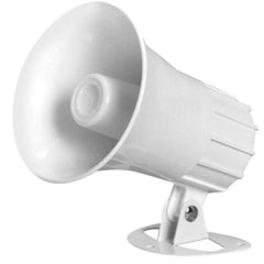 Speco - 15 Max Watt, 5 Inch Diameter, Round Aluminum Standard Horn and Speaker - Weather and Waterproof, 5 Inch Deep - Benchmark Tooling