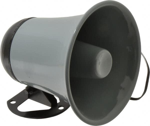 Speco - 15 Max Watt, 5 Inch Diameter, Round Plastic Standard Horn and Speaker - Weather and Waterproof, 5 Inch Deep - Benchmark Tooling