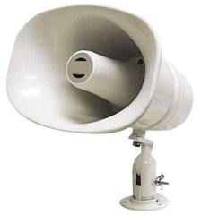 Speco - 30 Max Watt, 11 Inch Diameter, Oval Plastic Standard Horn and Speaker - Weather and Waterproof, 10-1/4 Inch Deep, Includes 25, 70 Volt Transformer - Benchmark Tooling