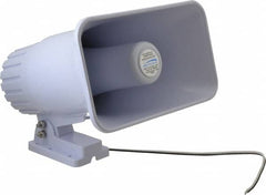 Speco - 30 Max Watt, Rectangular Plastic Standard Horn and Speaker - Weather and Waterproof, 9 Inch Deep - Benchmark Tooling