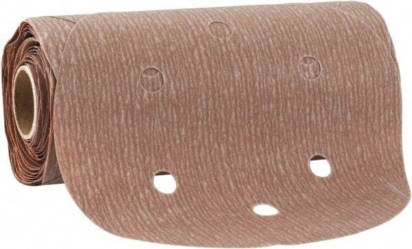 Norton - 6" Diam, 600 Grit Aluminum Oxide Adhesive PSA Disc - Coarse Grade, Natural, B Weighted Backing, Flexible - Benchmark Tooling