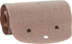 Norton - 6" Diam, 400 Grit Aluminum Oxide Adhesive PSA Disc - Super Fine Grade, Natural, B Weighted Backing, Flexible - Benchmark Tooling